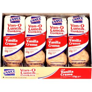 1 package (47 g) Van-O Lunch Rich Vanilla Cream Cookies