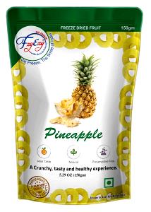 1 package (49 g) Pineapple Wedges Freeze Dried Fruit