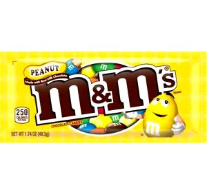 1 package (49.3 g) Peanut M&M