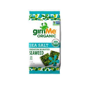 1 package (5 g) Organic Roasted Seaweed Snacks Sea Salt