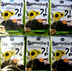 1 package (5 g) Roasted Laver with Sunflower Seed Oil
