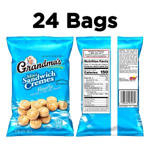 1 package (51 g) Vanilla Cremes Cookies