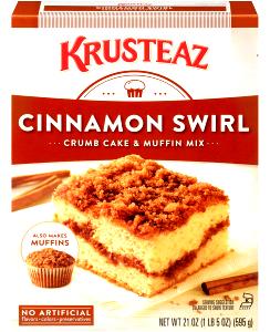 1 package (52 g) Cinnamon Coffee Cake