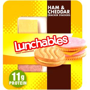 1 package (53 g) Lunchables Ham & Cheddar Cheese with Crackers