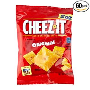 1 package (56 g) Cheez-It Original Snack Crackers (2 oz)
