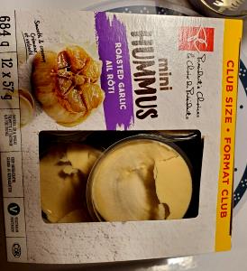 1 package (57 g) Roasted Garlic Hummus