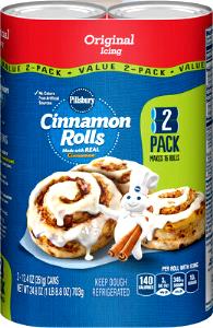 1 package (58 g) Cinnamon Roll