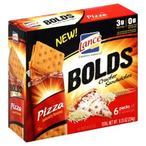 1 package (6 crackers) (39 g) Bolds Cracker Sandwiches Pizza