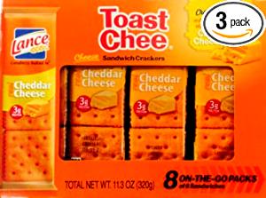 1 package (6 crackers) (39 g) Cheese on Cheese Crackers
