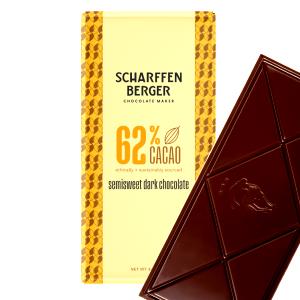 1 Package 62% Cacao Semisweet Mint (5 G) Chocolate Bar