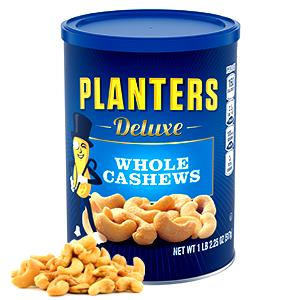 1 package (63 g) Deluxe Whole Cashews (Package)