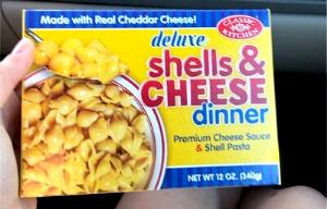 1 package (68 g) Deluxe Shells & Cheese Dinner