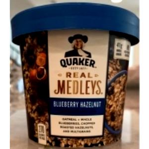 1 package (70 g) Real Medleys - Blueberry Hazelnut Oatmeal