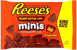 1 package (70 g) Unwrapped Mini Peanut Butter Cups (Package)
