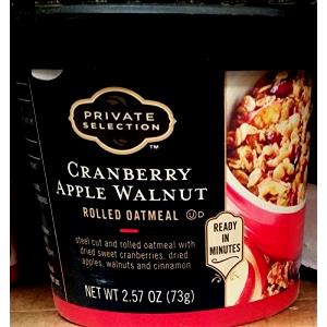 1 package (73 g) Cranberry Apple Walnut Rolled Oatmeal