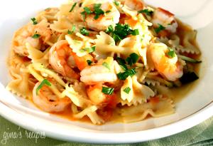 1 package (8 oz) Shrimp Bowtie Scampi