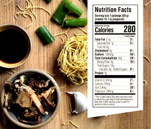 1 package (85 g) Ramen Noodles