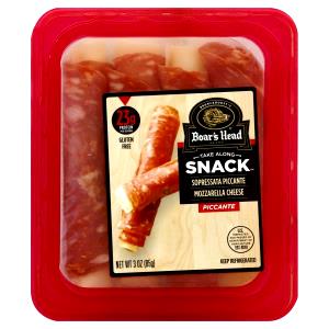 1 package (85 g) Take Along Snack Sopressata Piccante Mozzarella Cheese