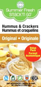 1 package (88 g) Hummus and Wheat Crackers