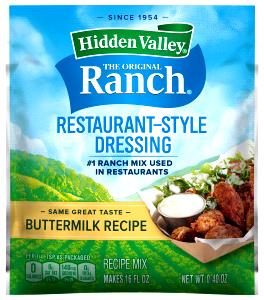 1 Package Buttermilk Ranch Salad Dressing