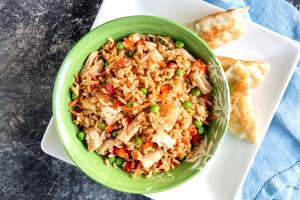 1 package Chicken Fried Rice Bowl & Roll