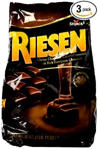 1 Package Chocolate Covered Caramel Candy