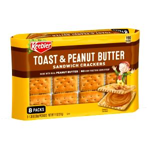 1 Package Cracker Sandwich, Peanut Butter On Toast