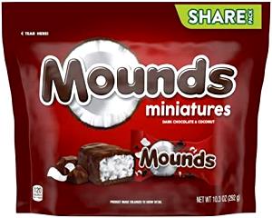 1 Package Dark Chocolate Coconut Candy Bar