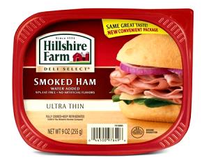 1 Package Ham Lunchmeat, Select, Smoked