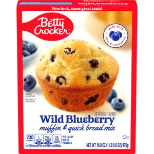 1 Package Muffin Mix, Blueberry
