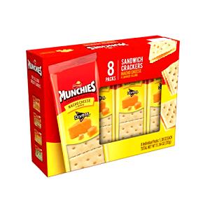 1 package Munchies Nacho Cheese Sandwich Crackers