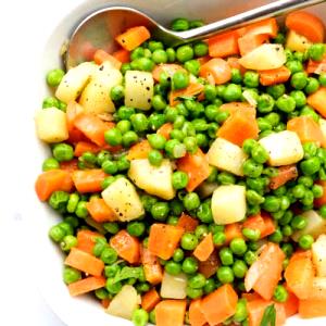 1 Package Peas & Carrots, Boiled W/Salt