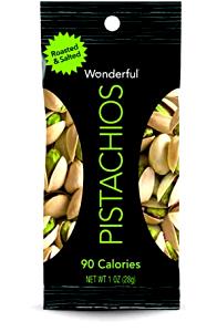1 Package Pistachios, Salted