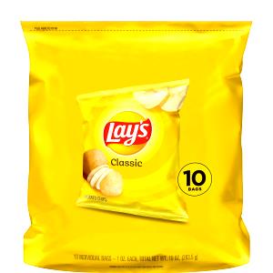 1 Package Potato Chips, Classic, Singles