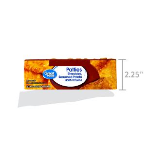 1 Package Potato, Hash Browns, Plain