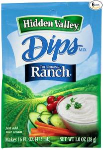 1 package Ranch Sauce