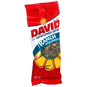 1 Package Sunflower Seeds, Ranch - 2.5 Oz. Tube Bag