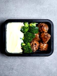 1 package Teriyaki Meatballs with Mashed Potatoes