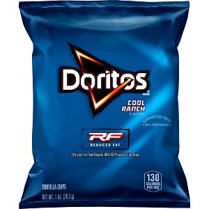 1 Package Tortilla Chips, Cool Ranch, Reduced Fat