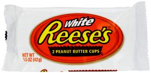 1 Package White Chocolate Big Cup - Peanut Butter Cup