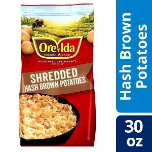 1 Package Yield, 12 Oz Hashed Brown Potatoes (Prepared, Frozen)