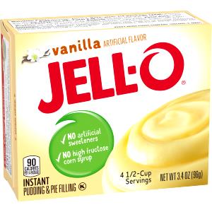 1 Package Yields (2 Cups) Vanilla Puddings (Instant, Dry Mix, with Whole Milk)