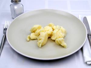 1 Package Yields, 5.5 Oz Au Gratin Potatoes (Dry Mix, Prepared with Water, Whole Milk and Butter)