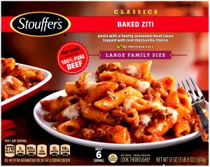 1 Package Ziti & Meat Sauce Entree