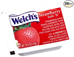 1 Packet (0.5 Oz) Jams and Preserves