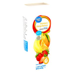1 packet (11 g) Tide Me Over Natural Strawberry Banana