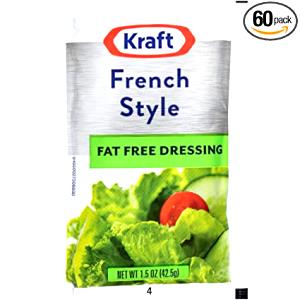 1 packet (1.1 oz) Fat Free French Dressing