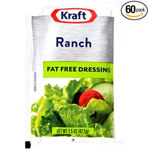 1 packet (1.5 oz) Fat Free Ranch Dressing