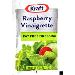 1 packet (1.5 oz) Fat Free Raspberry Vinaigrette Dressing