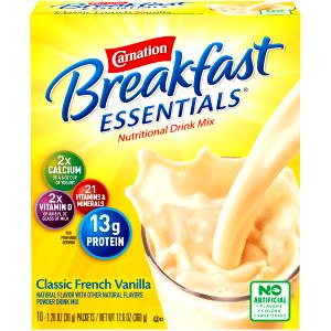 1 packet (20 ml) Instant Breakfast Essentials No Sugar Added - Classic French Vanilla